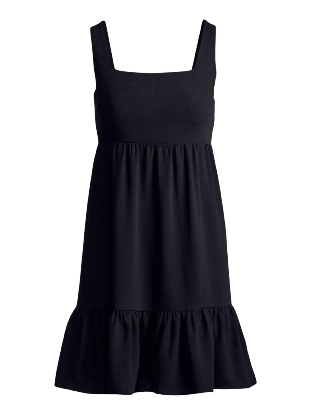 Boston Proper Black Versatile Tiered Short Dress Size XL NWT